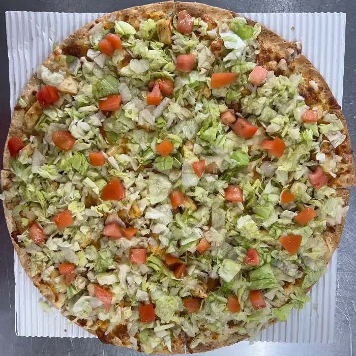 Chicken Bacon Ranch Pizza.